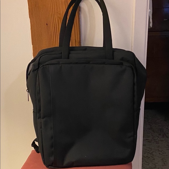 Herschel black nylon backpack shoulder travel bag - Picture 1 of 5
